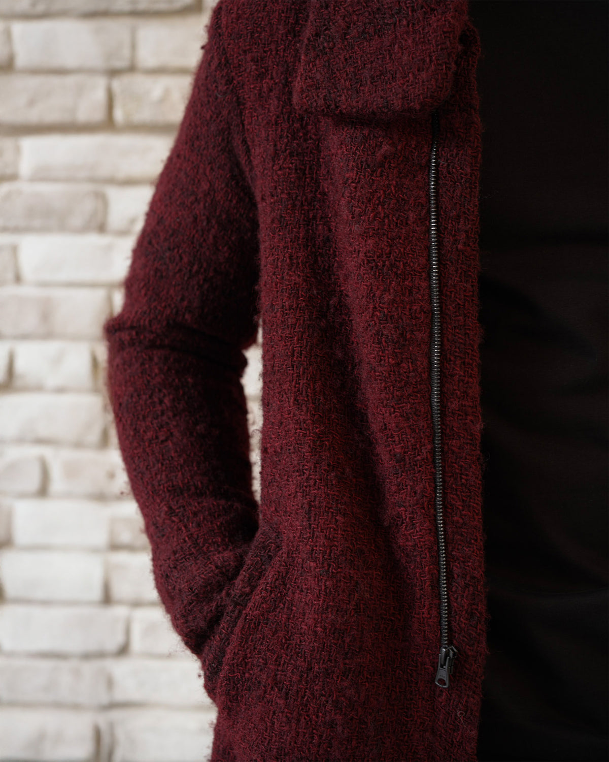 ABRIGO TEJIDO ALPACA