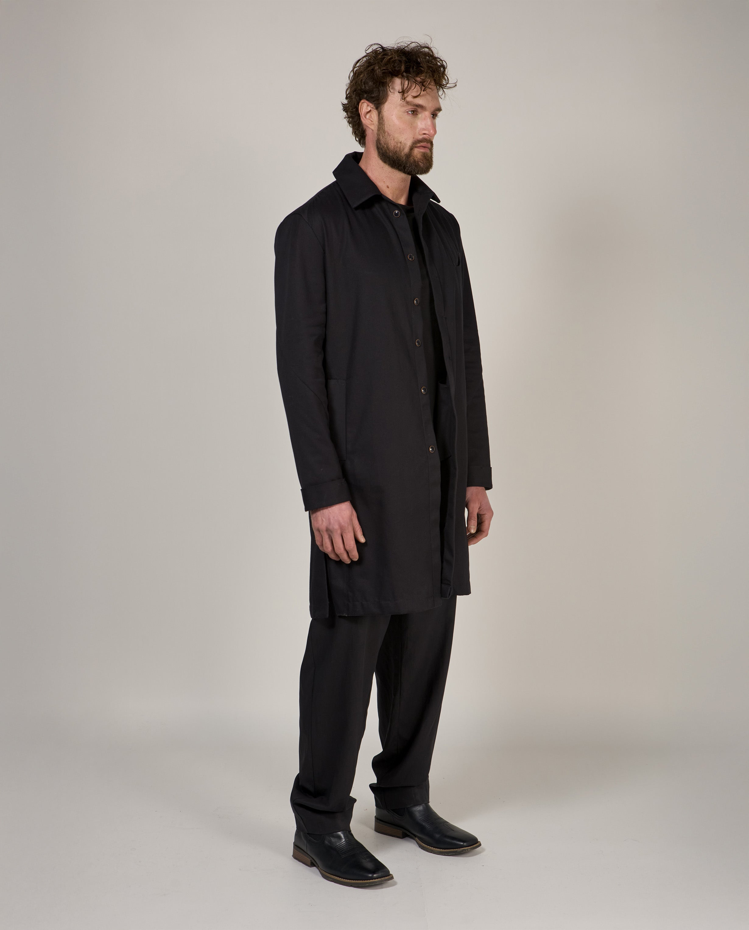 LONG ROBE IN COTTON