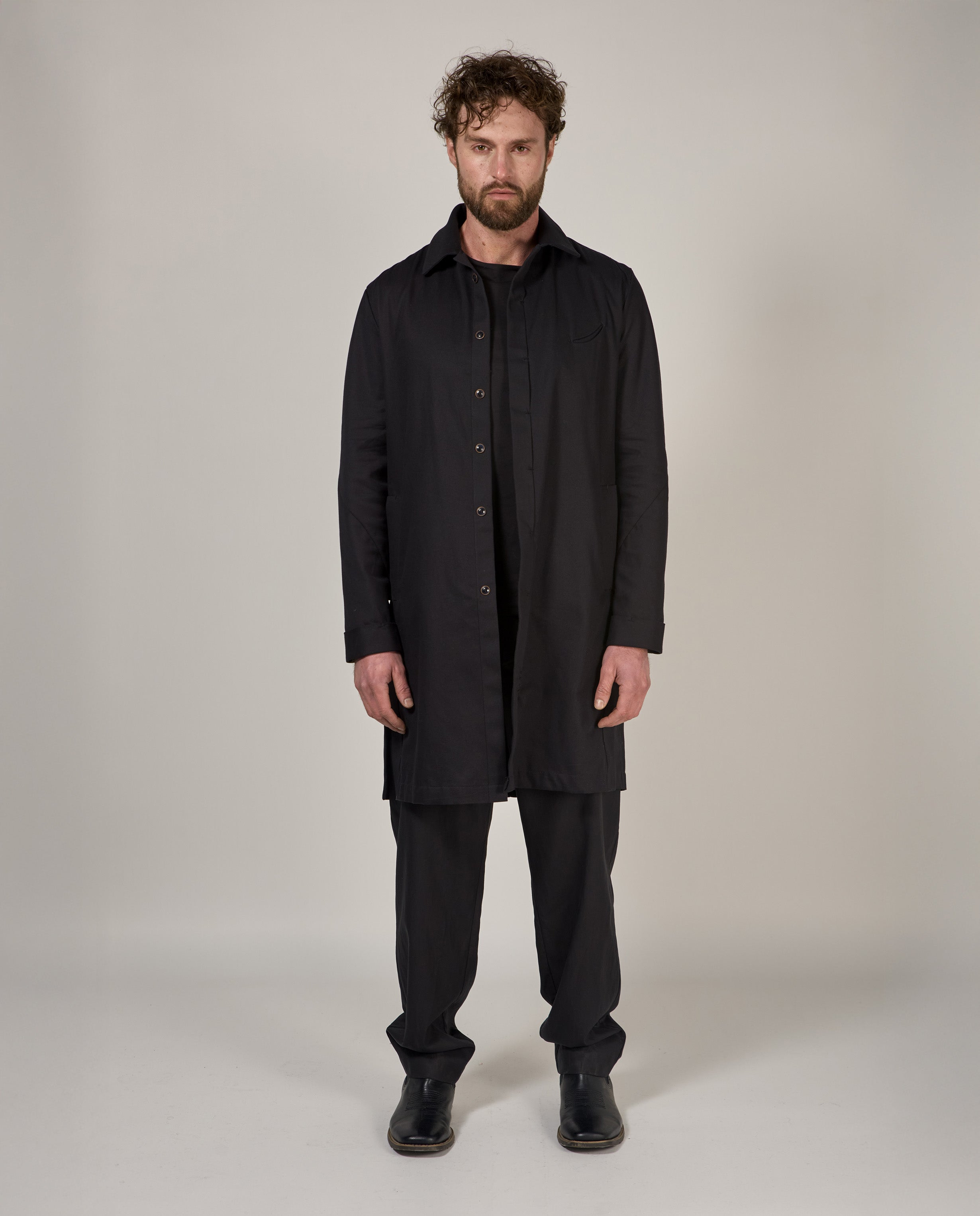 LONG ROBE IN COTTON