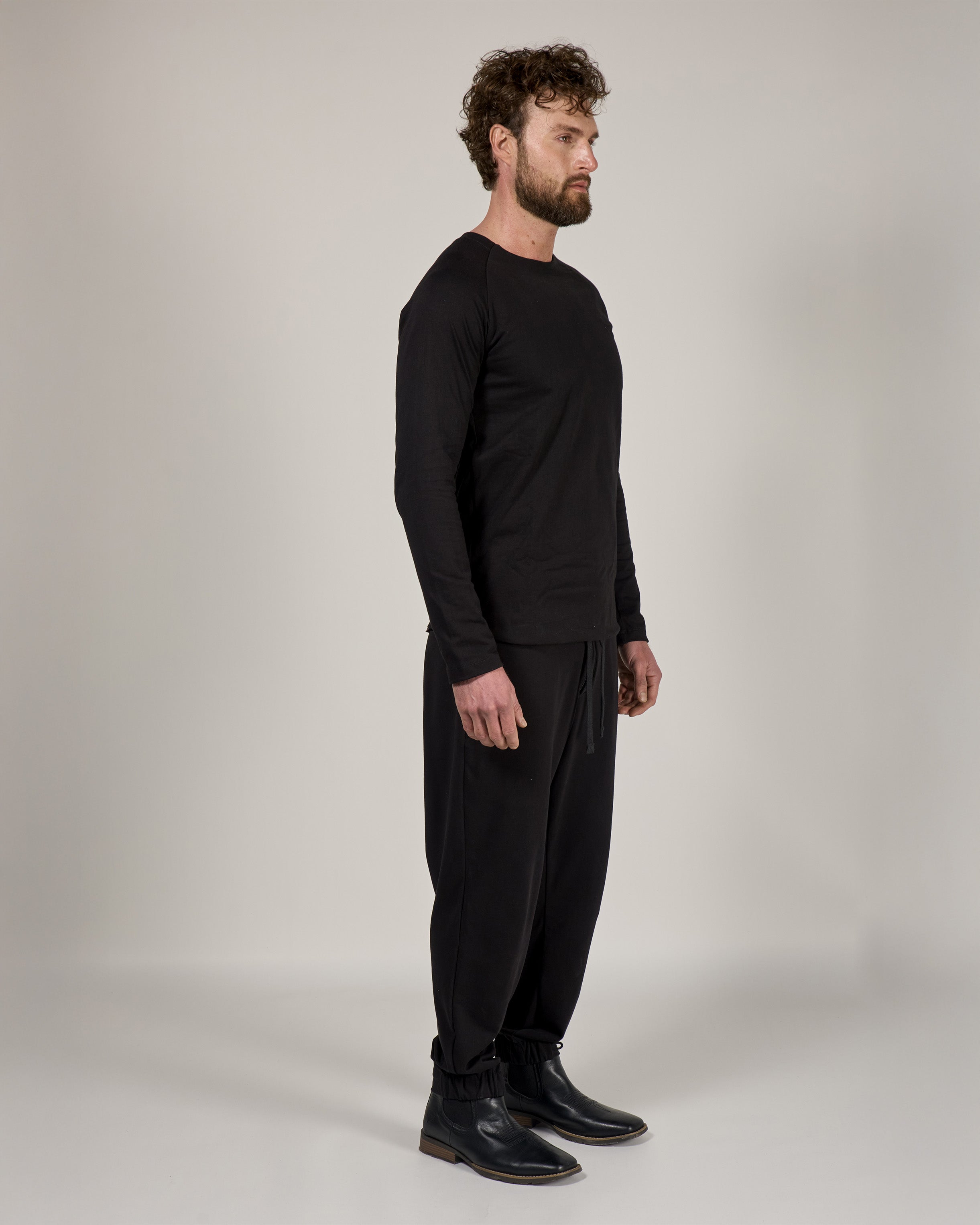 RANGLAN SLEEVE SWEATSHIRT IN COTTON