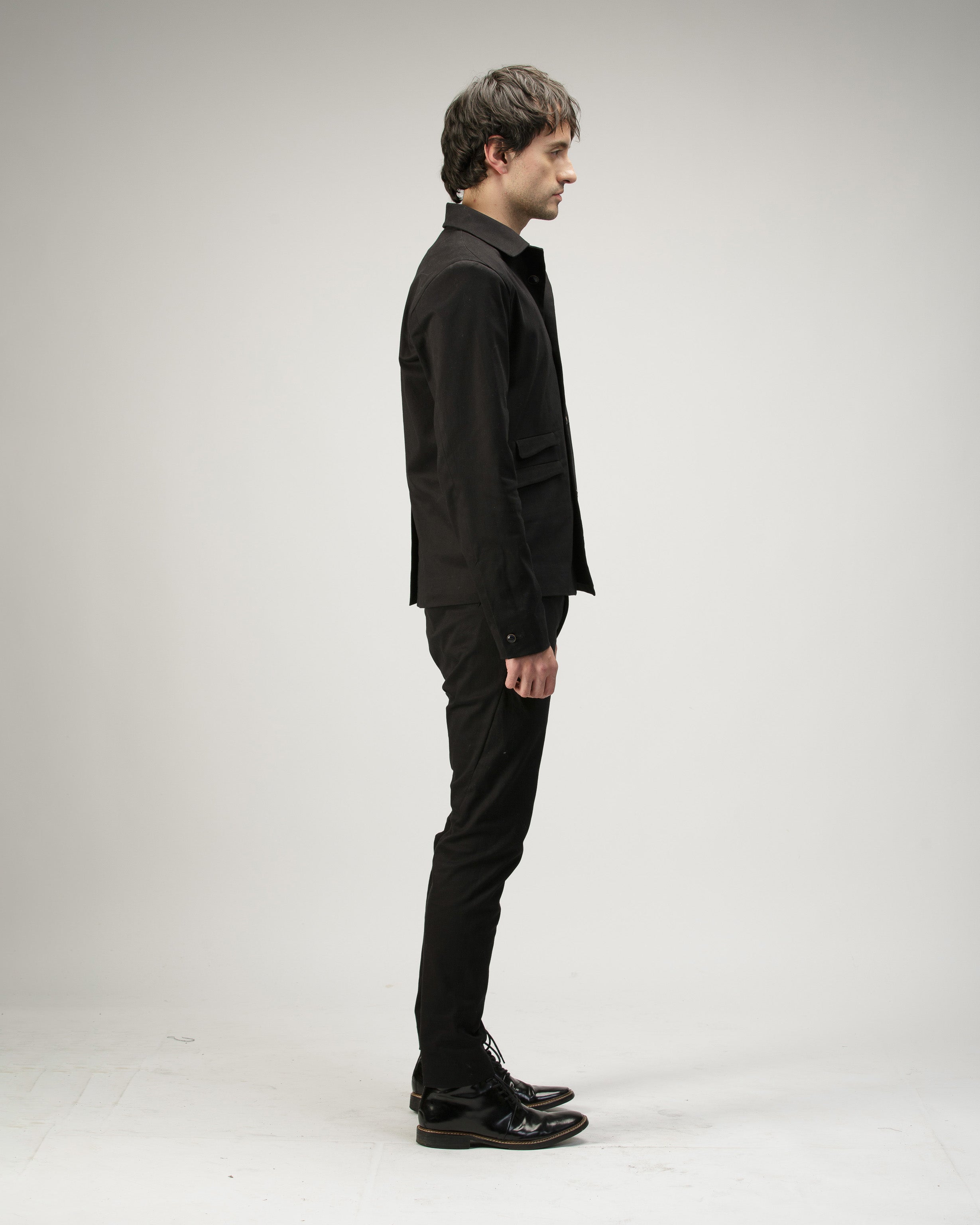 FIVE POCKET STRUCTURED JACKET IN COTTON
