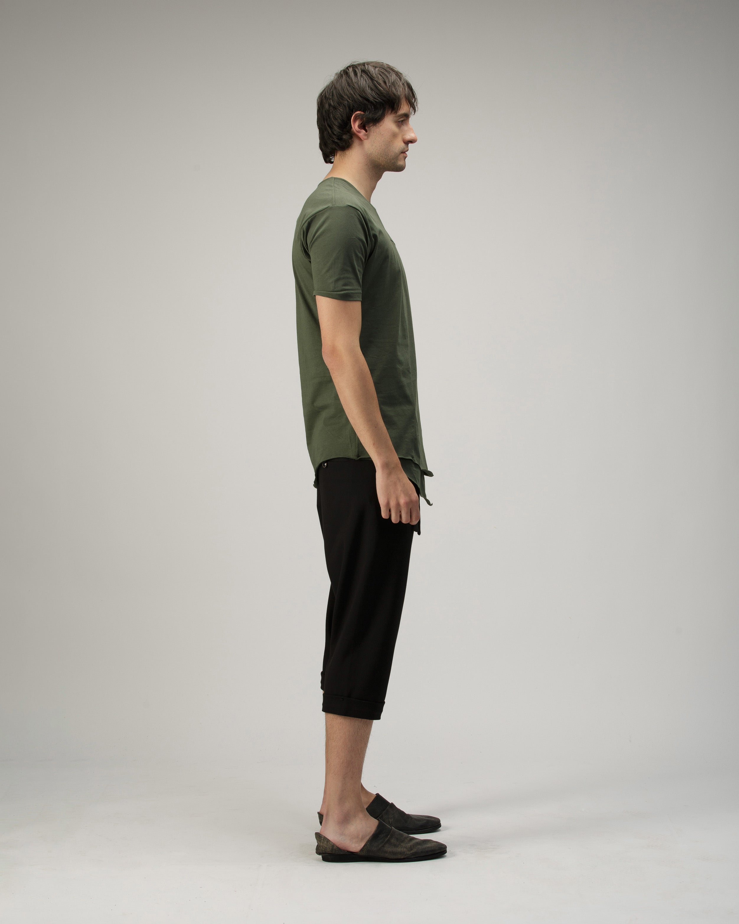 DOUBLE FRONT T-SHIRT IN COTTON