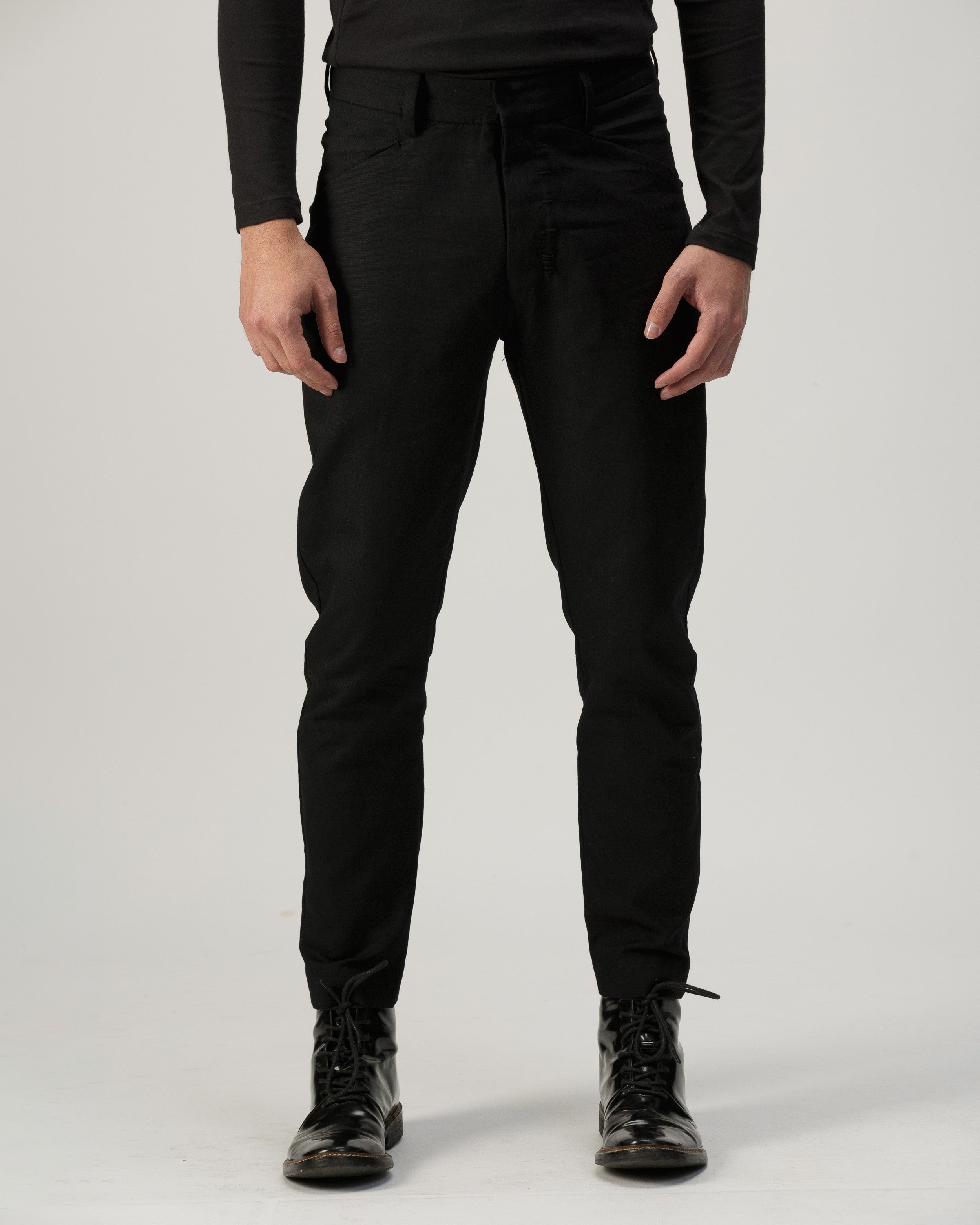 DOUBLE SPHERE SLIM PANTS IN COTTON