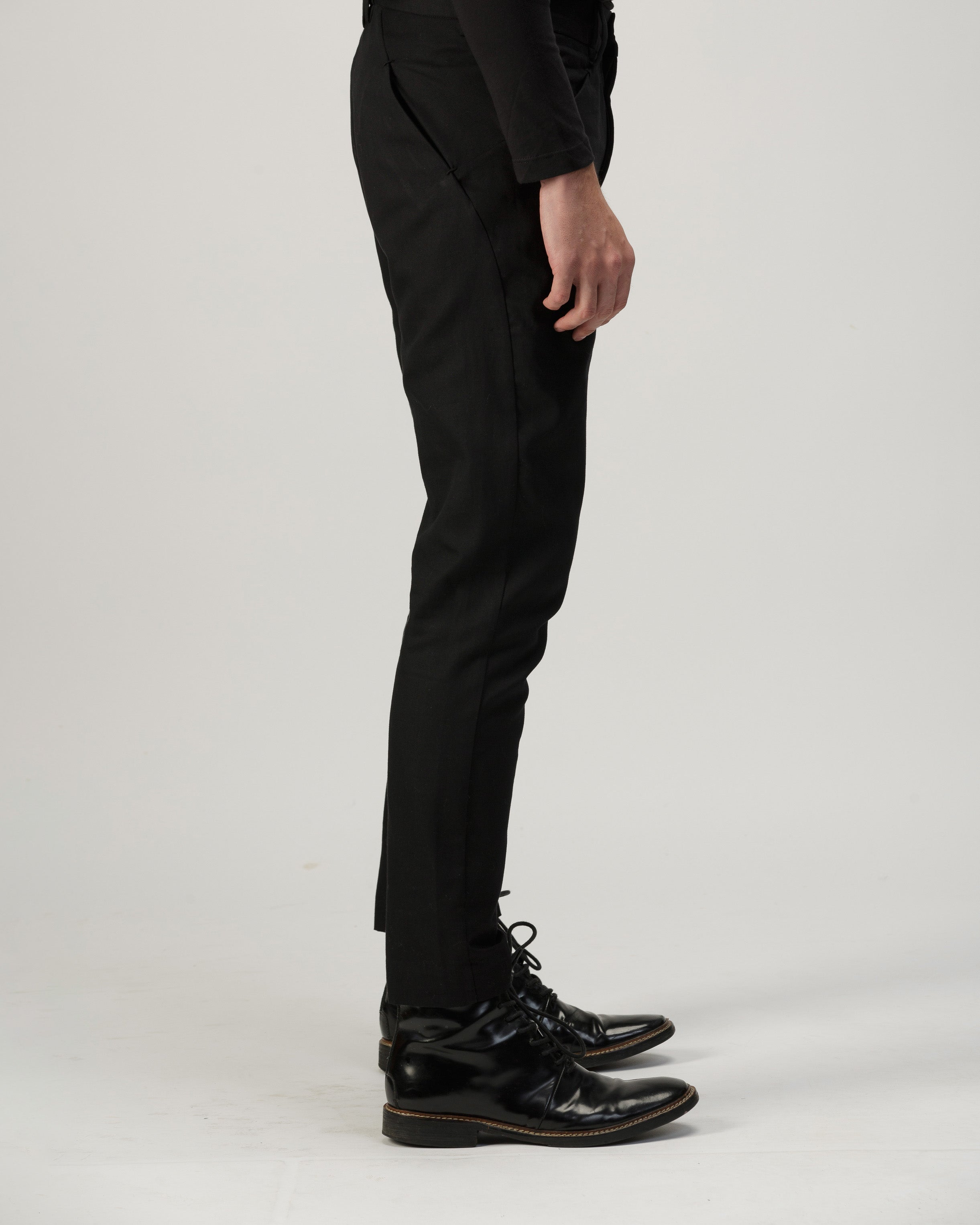 DOUBLE SPHERE SLIM PANTS IN COTTON
